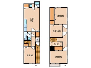 神田南通戸建の物件間取画像